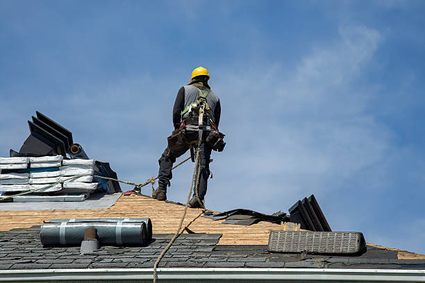 Professional Roof Replacement technician working in Walhonding, OH